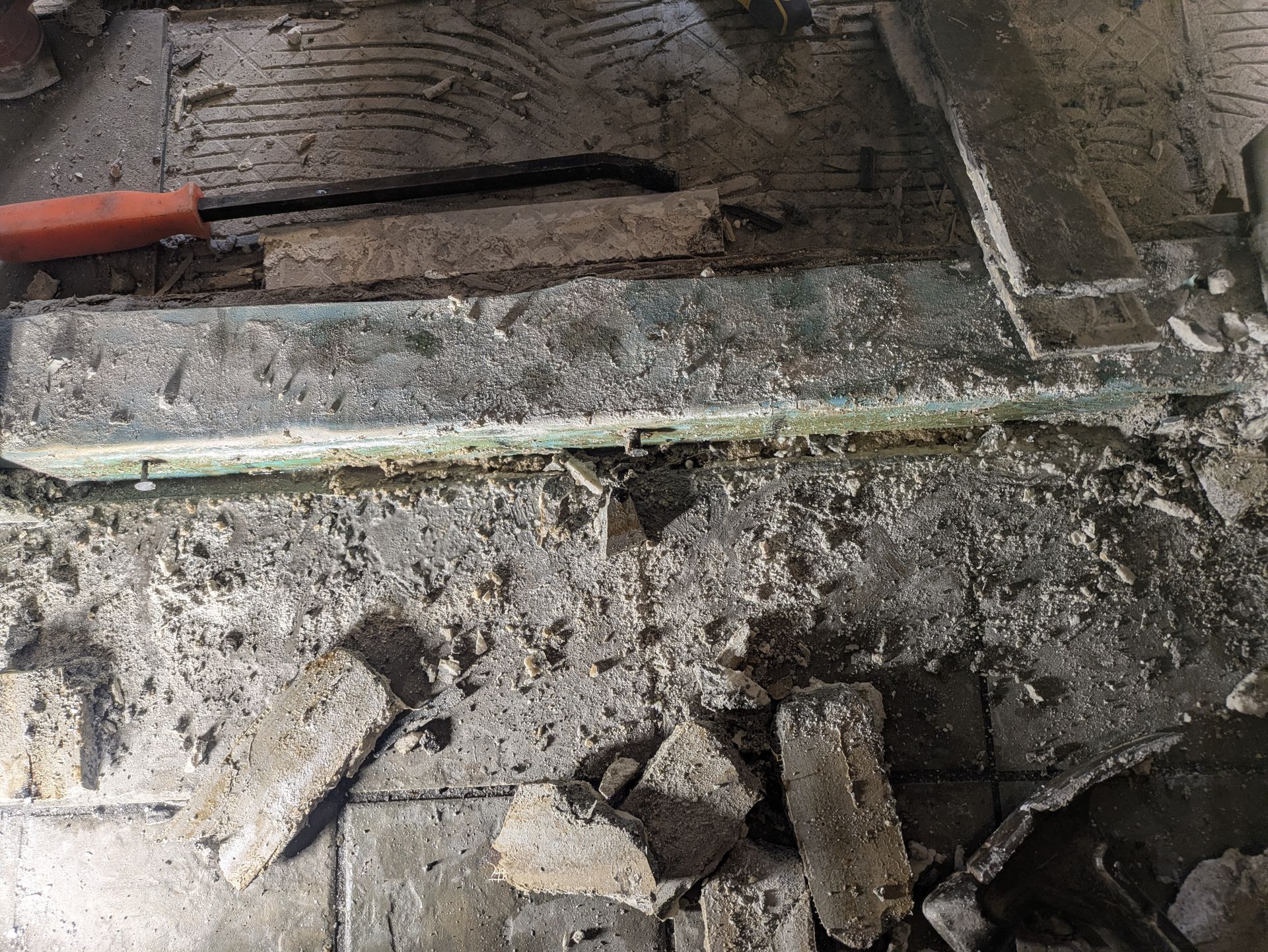 Repairing structural wood rot in an older Athens GA home floor